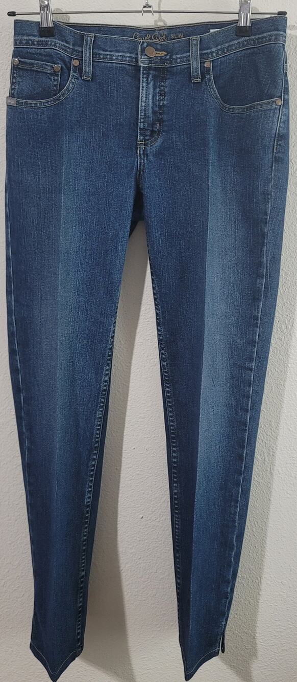 Cruel Girl Blue Slim Fit Women's Denim Jeans 7 5 Pocket Design Zipper